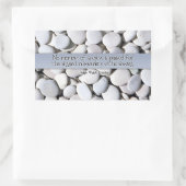 ラルフウォルド感動的引用文「クルー」 長方形シール (バッグ)