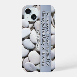 ラルフウォルド感動的引用文「クルー」 iPhone 15ケース