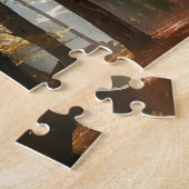 ラルフウォルド感動的引用文「トレイル」 ジグソーパズル (側面)