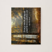 ラルフウォルド感動的引用文「トレイル」 ジグソーパズル (縦)