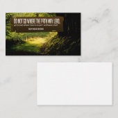 ラルフウォルド感動的引用文「トレイル」 ノートカード (正面/裏面)