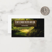 ラルフウォルド感動的引用文「トレイル」