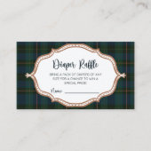 ラルフローレンインスパイア赤ん坊シャワーおむつラッフル アドバイスカード (正面)