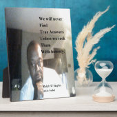 ラルフ・ウィスデン・ステープル フォトプラーク (側面)