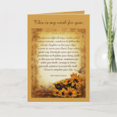 ラルフ・ウォルド・エマーソンの詩 カード (正面)