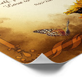 ラルフ・ウォルド・エマーソンの詩 ポスター (角)