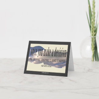 ラルフ・ウォルド・エマーソン・クォーテーション カード