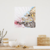 ラルフ・ステッドマン ポスター (キッチン)