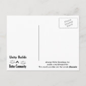 ラルフ・ステープル宗教 ポストカード (裏面)