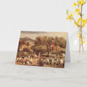 ラルフ・ラムトンと彼のハウンズby James Ward カード (黄色い花)