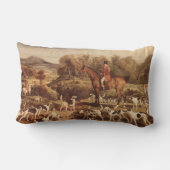 ラルフ・ラムトンと彼のハウンズby James Ward ランバークッション (裏面)