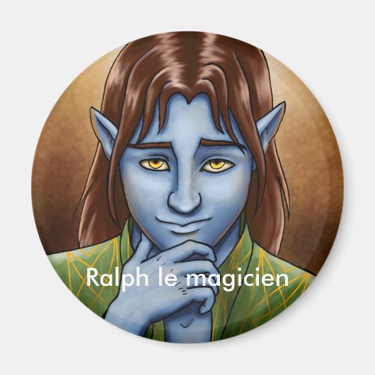 ラルフ・ル・マギシャン – マカロン マグネット (正面)