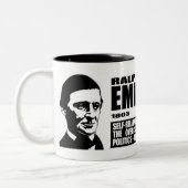 ラルフ・ワルド・エマーソンMug1 ツートーンマグカップ (左)