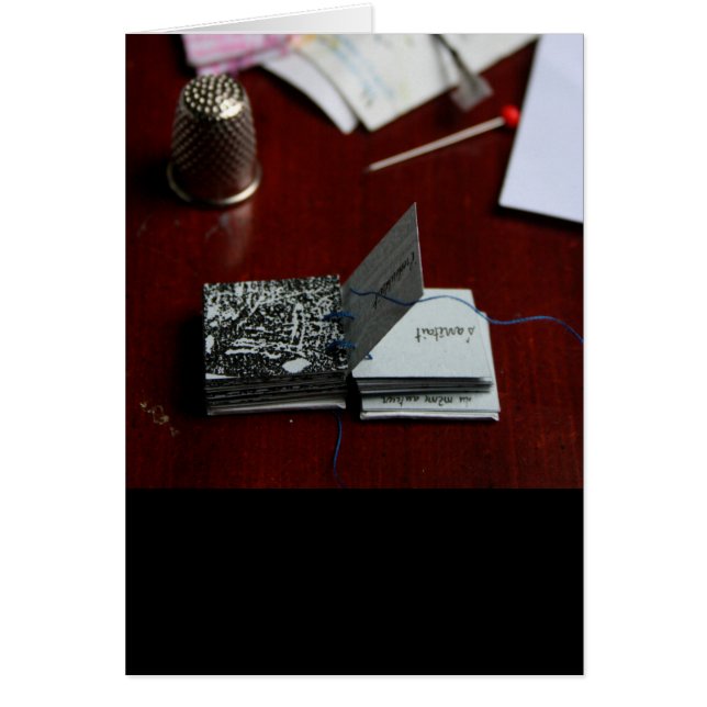 ラルブルオカレスクウェアの木ミニチュアアーティストブック (正面)