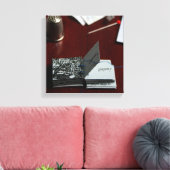 ラルブルオカレツリーミニチュアアーティストブックキャンバス キャンバスプリント (インサイチュ (リビング))