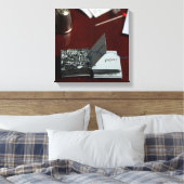 ラルブルオカレツリーミニチュアアーティストブックキャンバス キャンバスプリント (インサイチュ (寝室))