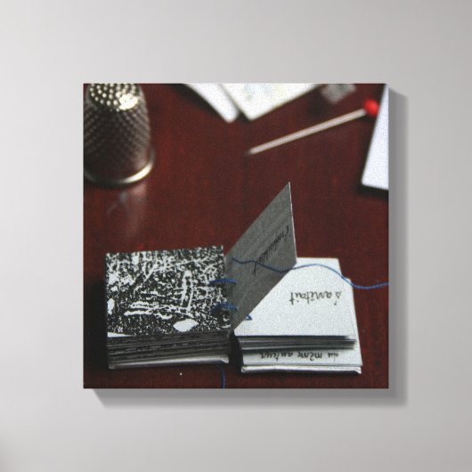 ラルブルオカレツリーミニチュアアーティストブックキャンバス キャンバスプリント (正面)