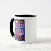 ラルートデアルプスヴィンテージポスターヨーロッパ マグカップ (正面左)