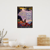 ラルートデアルペスフランスヴィンテージトラベル ポスター (キッチン)