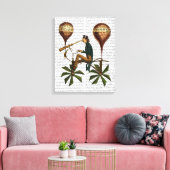 ラルーネ熱気球を航海する キャンバスプリント (インサイチュ (リビング))