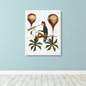 ラルーネ熱気球を航海する キャンバスプリント (インサイチュ (ウッドフロア))