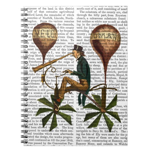 ラルーネ熱気球を航海する ノートブック (正面)