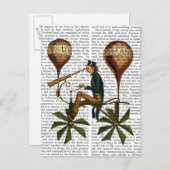 ラルーネ熱気球を航海する ポストカード (正面/裏面)