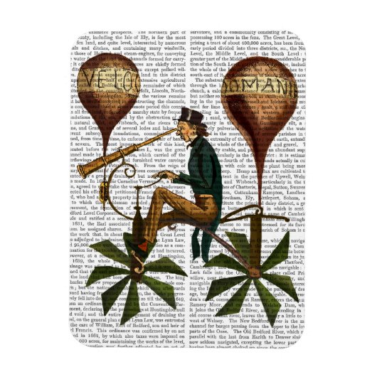 ラルーネ熱気球を航海する マグネット (縦)