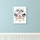 ラル家紋 キャンバスプリント (インサイチュ (ウッドフロア))