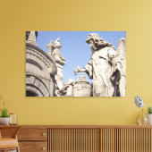 ラレコレタ墓地のアングル像 キャンバスプリント (インサイチュ (リビング))