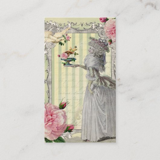 ラレトルダムールアイボリー 名刺 (正面)