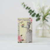 ラレトルダムールアイボリー 名刺 (スタンド正面)