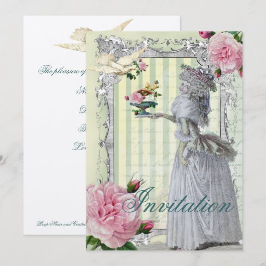 ラレトルダムール 招待状 (正面/裏面)