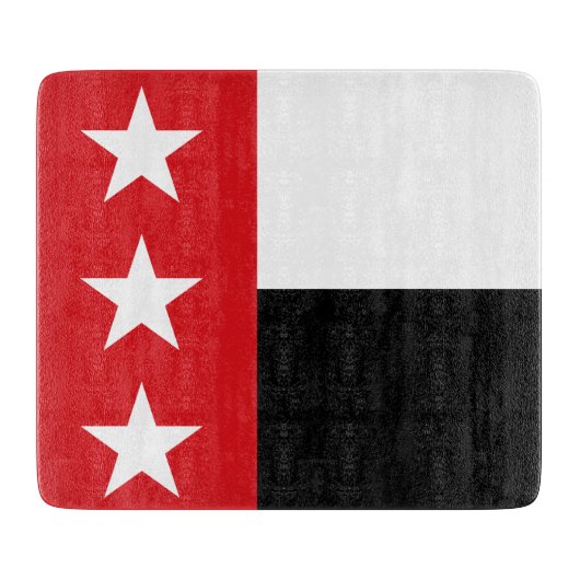 ラレド国旗(テキサス州) カッティングボード (正面)