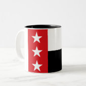 ラレド国旗(テキサス州) ツートーンマグカップ (正面左)