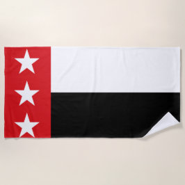 ラレド国旗(テキサス州) ビーチタオル