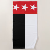 ラレド国旗(テキサス州) ビーチタオル (正面)