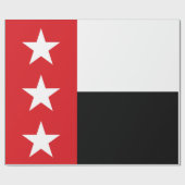 ラレド国旗(テキサス州) ラッピングペーパー (フラット)