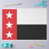 ラレド国旗(テキサス州) 薄葉紙 (クラフト)