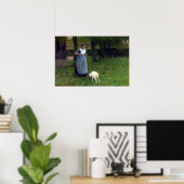 ラレンから子羊のアントン・マウヴ・ウーマン ポスター (ホームオフィス)