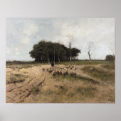 ラレン1887の近くのヒースで、ヴィンテージ。 ポスター (正面)