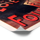 ラロイフラーフォリーベルゲールパリシアターダンス ポスター (角)