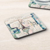 ラロシェル港への入口 コースター (左側)