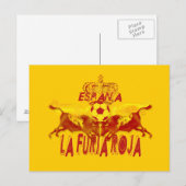 ラロジャツイントロスレイジングブルスフットボールキング ポストカード (正面/裏面)