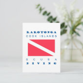 ラロトンガ調理師諸島 ポストカード (スタンド正面)