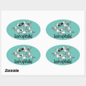 ラロピレ 楕円形シール (シート)