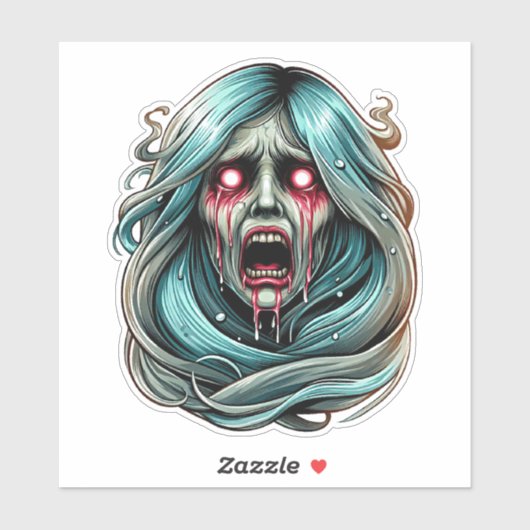 ラロローナ泣く幽霊スピリットのメキシコ民間伝承 シール (シート)