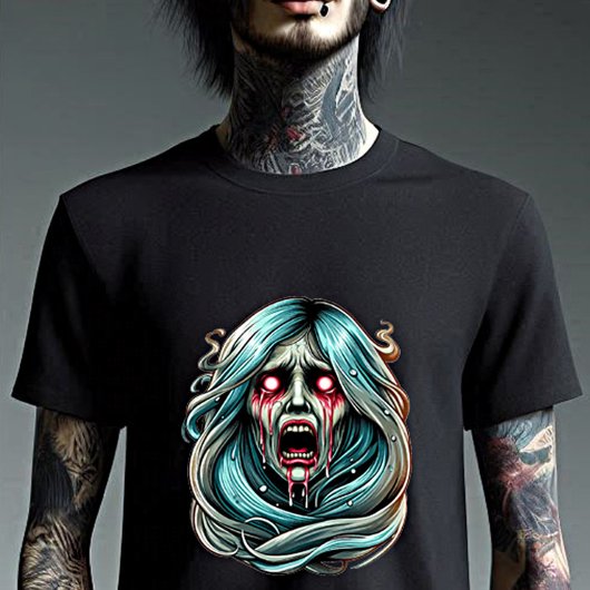 ラロローナ泣く幽霊スピリットのメキシコ民間伝承 Tシャツ