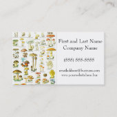 ラロースキノコ真菌自然アート絵画ズ 名刺 (正面)