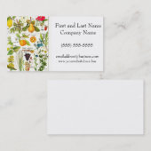 ラローズフルーツオレンジナシグレープガーデン自然アート 名刺 (正面/裏面)